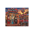 Rare Metal Neon Service Station Metal Sign 20" x 16"