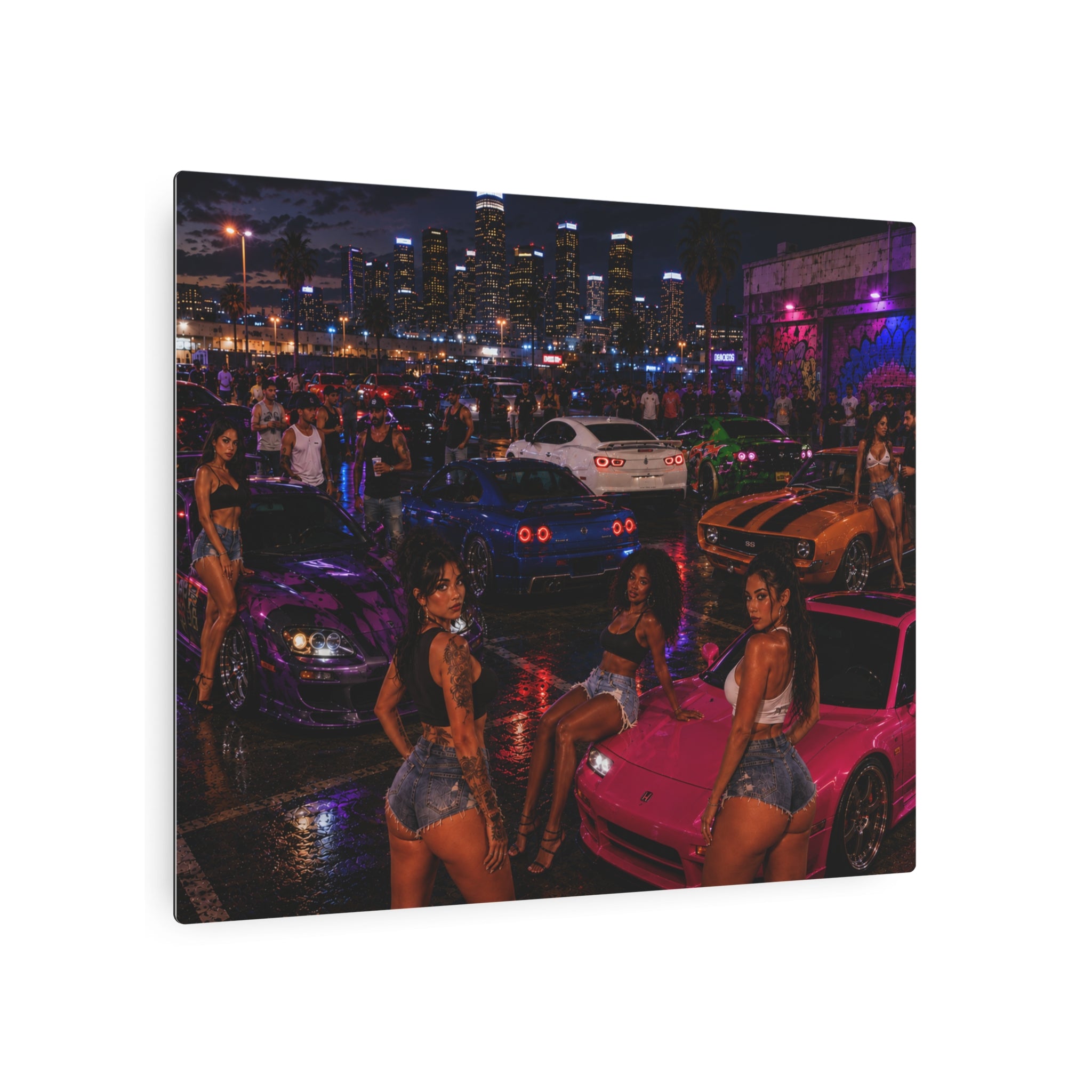 Rare Metal JDM Station Metal Sign 20" x 16"