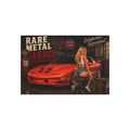 Orange Pontiac Firebird Trans Am WS6 Metal Sign – Rare Metal Garage Pin-Up Art