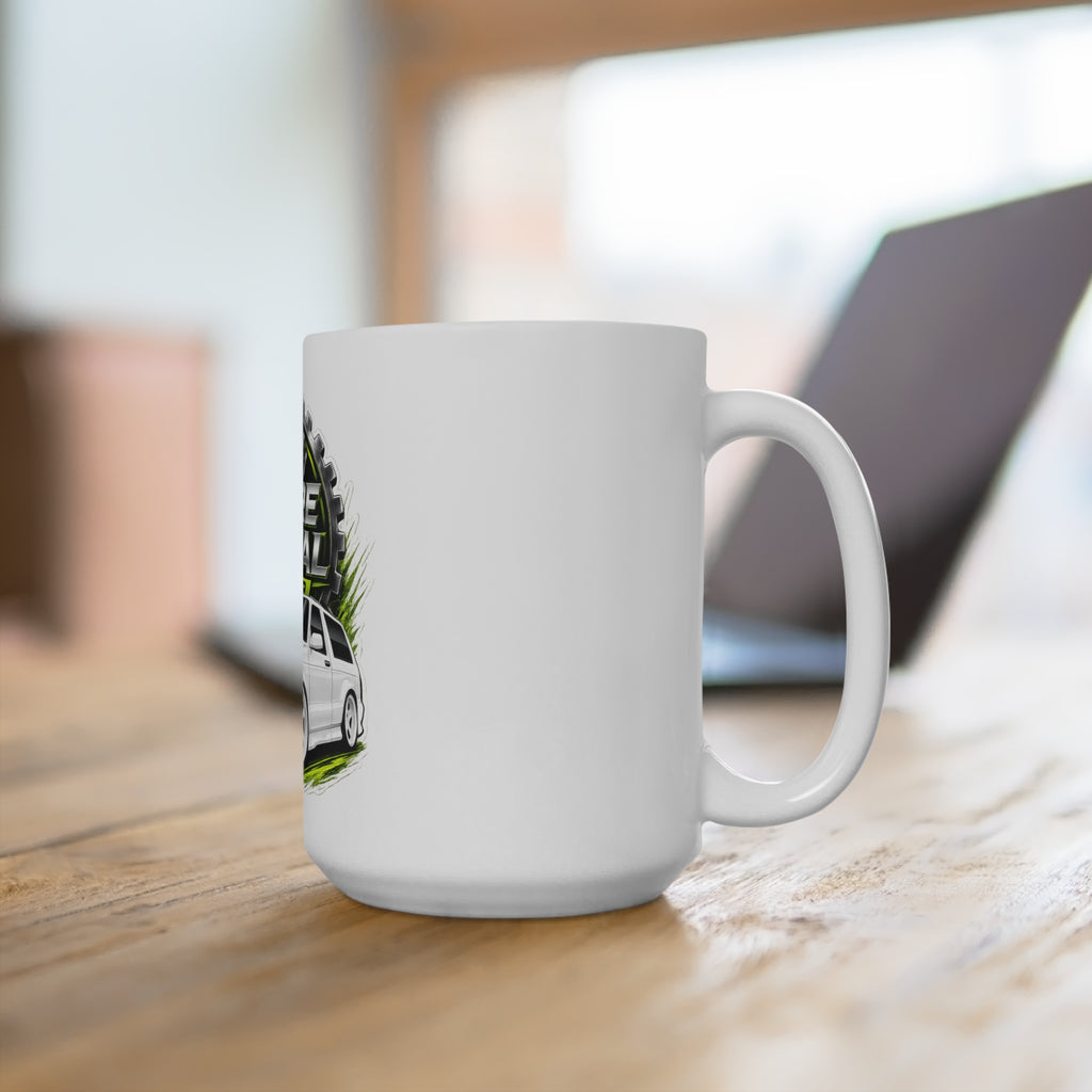 Rare Metal Gear Typhoon 15oz Coffee Mug – Turbo AWD SUV Enthusiast Mug