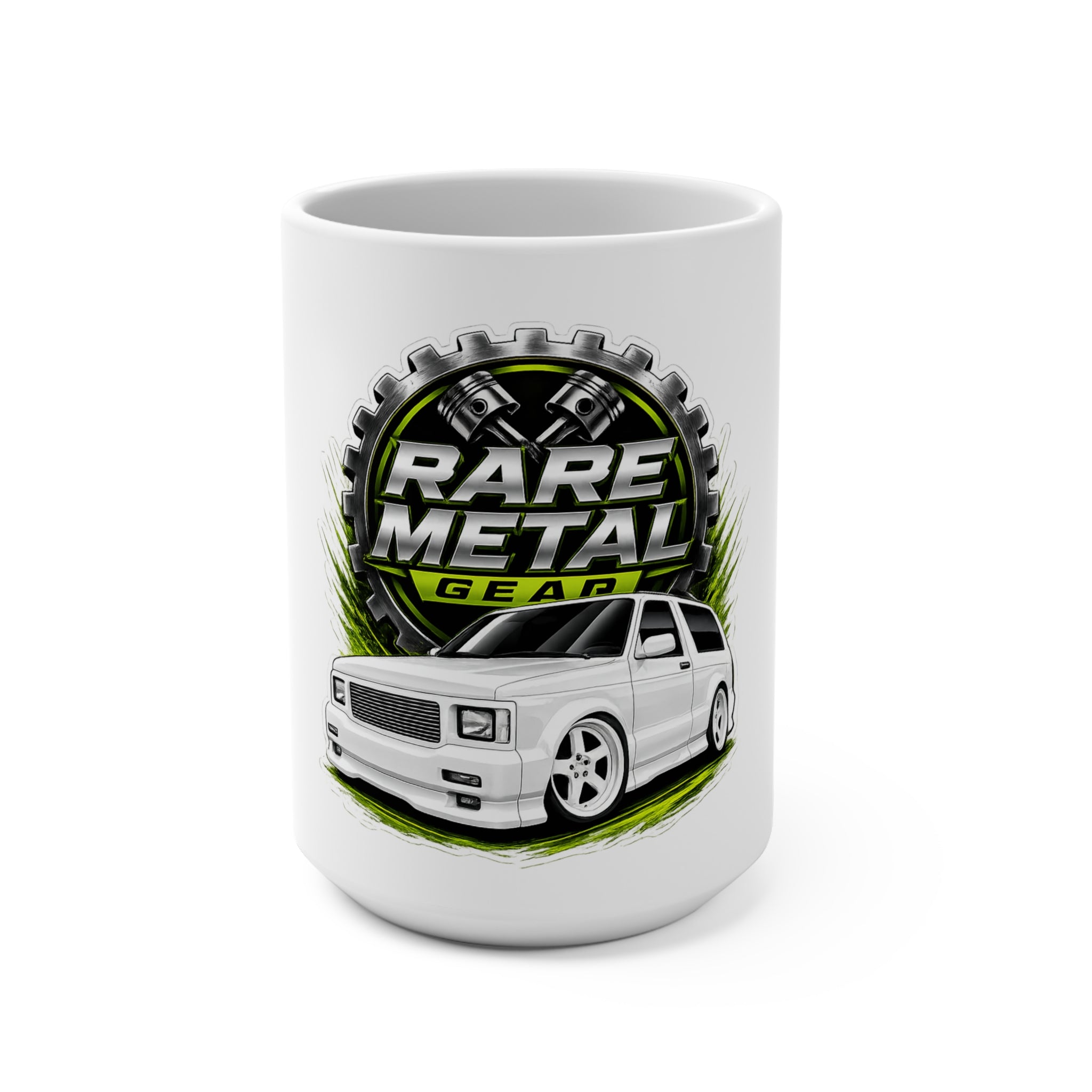 Rare Metal Gear Typhoon 15oz Coffee Mug – Turbo AWD SUV Enthusiast Mug