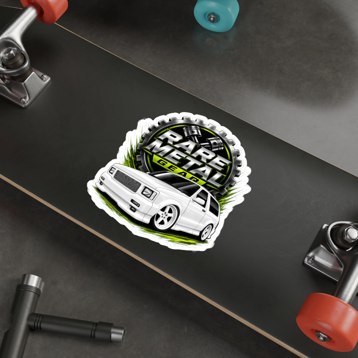 Rare Metal Gear Typhoon Die-Cut Sticker – The Original High-Performance Turbo SUV
