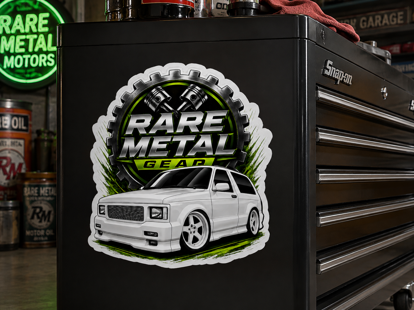 Rare Metal Gear Typhoon Die-Cut Sticker – The Original High-Performance Turbo SUV