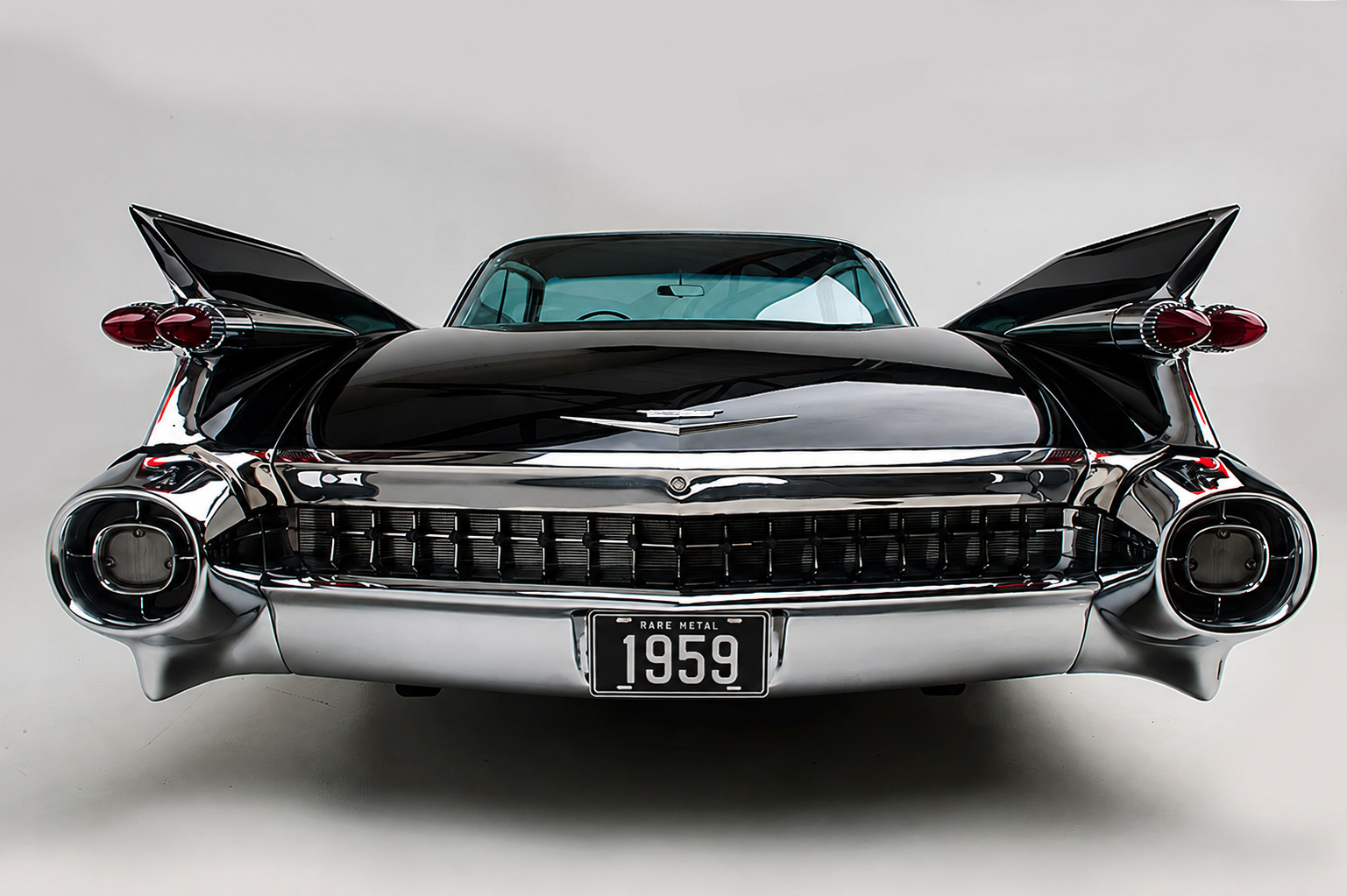 1959 Rare Metal Vanity Plate